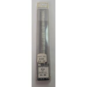 Flex-On Watch Band Unisex 31W Long Silver New Vintage Fashion-Flex Expansion 31W